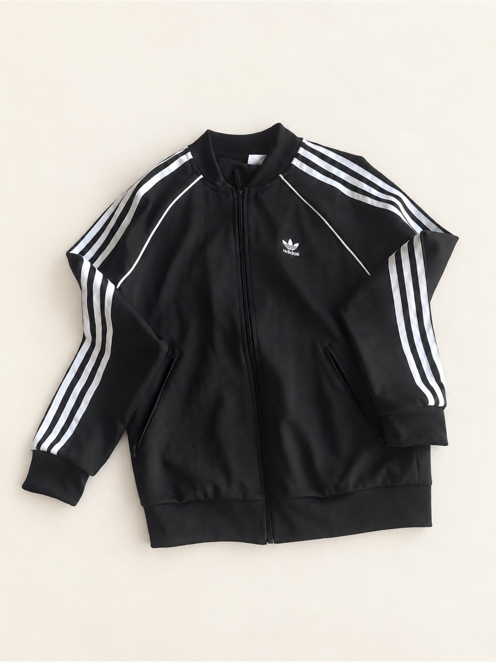 Adidas Originals Women’s SST Superstar Track Jacket Black White CE2392 Size Sm